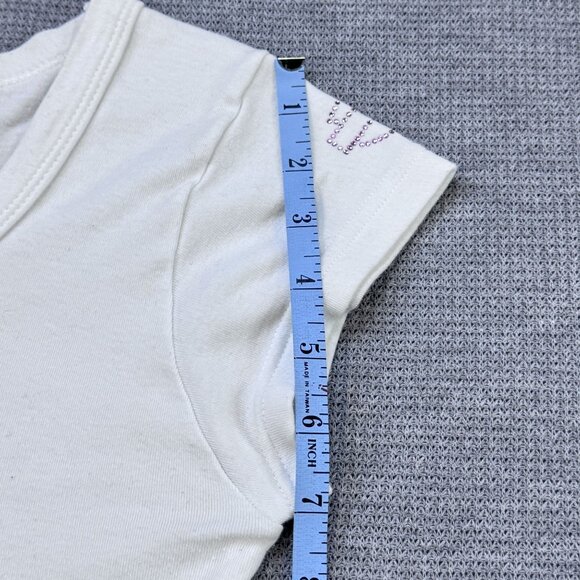 Harley-Davidson Womens White Sturgis 2007 T-Shirt Pink Rhinestone Logo Size S - Picture 13 of 15